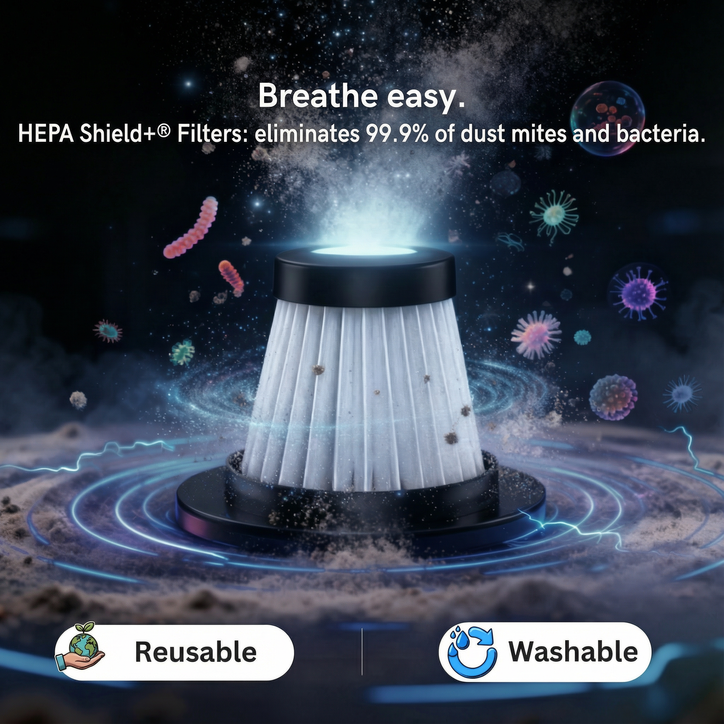 Cordless Vacuum Cleaner Voltra® 3-in-1 Black Edition