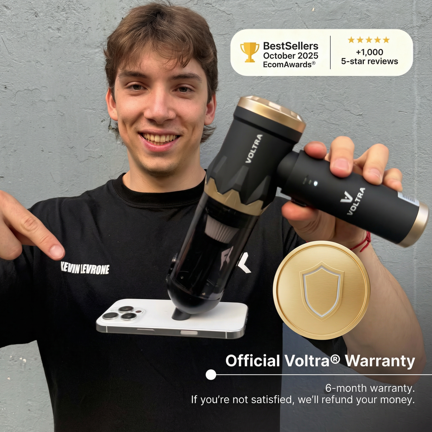 Cordless Vacuum Cleaner Voltra® 3-in-1 Black Edition